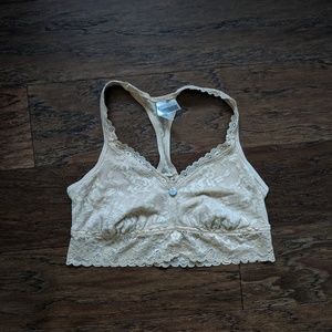 DKNY Lace Nude Bralette